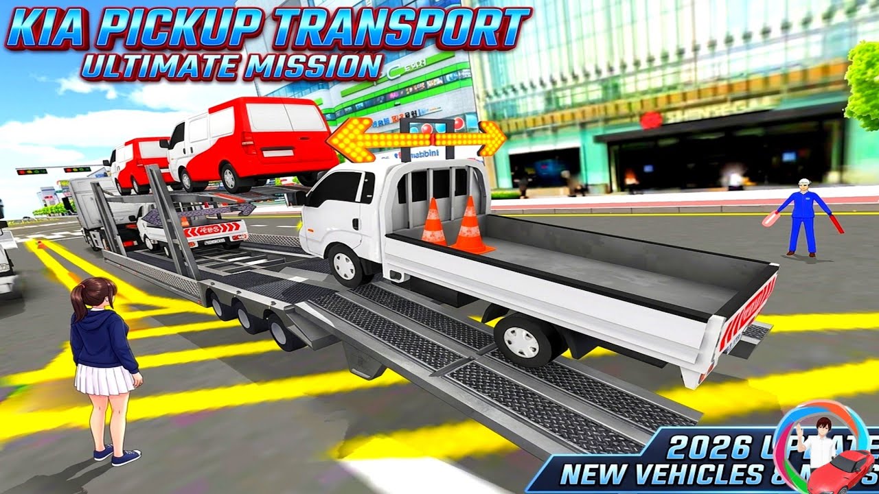 3D Driving Class new update - Kia pickup truck transport - Android games 