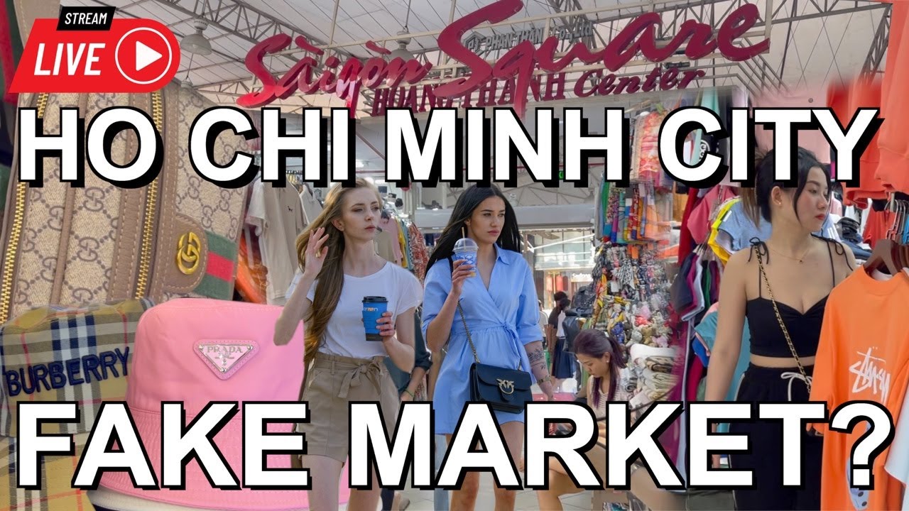 Vietnam Fake Market Shopping 🇻🇳 Saigon's Craziest Market
