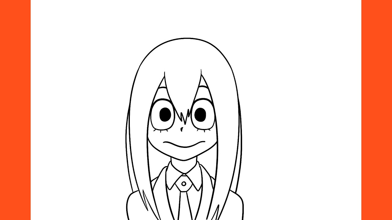 How To Draw Tsuyu Asui (My Hero Academia)