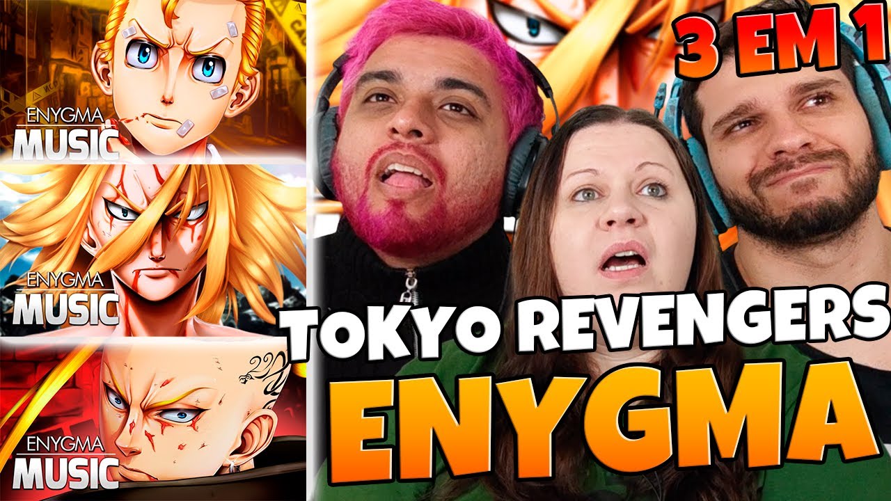 3 EM 1 TOKYO REVENGERS | ENYGMA | Rap Do Takemichi, Draken & Mikey | FAMILY REACTS