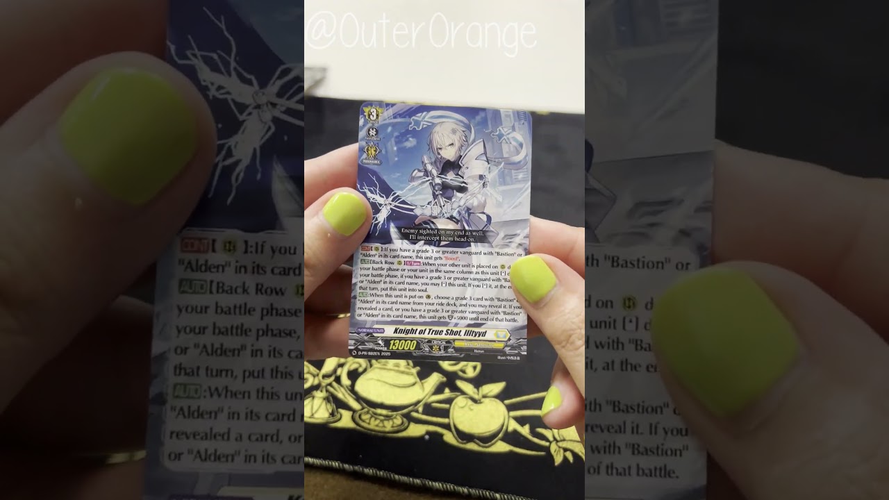ANOTHER DAY ANOTHER PACK - AUGUST PROMO #10 #outerorange #cardfightvanguardoverdress #carddeck