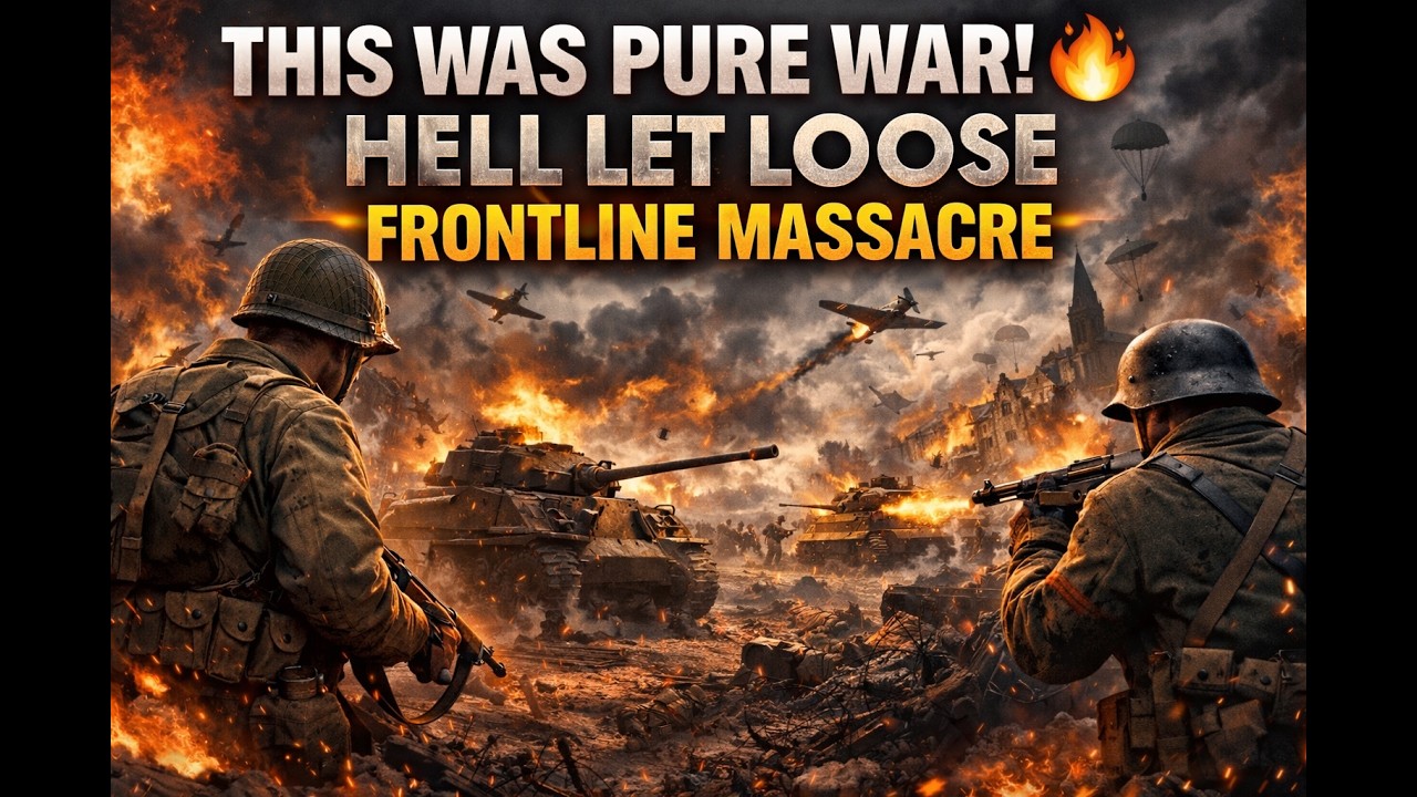 NO MERCY ON THE FRONTLINES! 💀 HELL LET LOOSE INSANE BATTLE #hellletloose