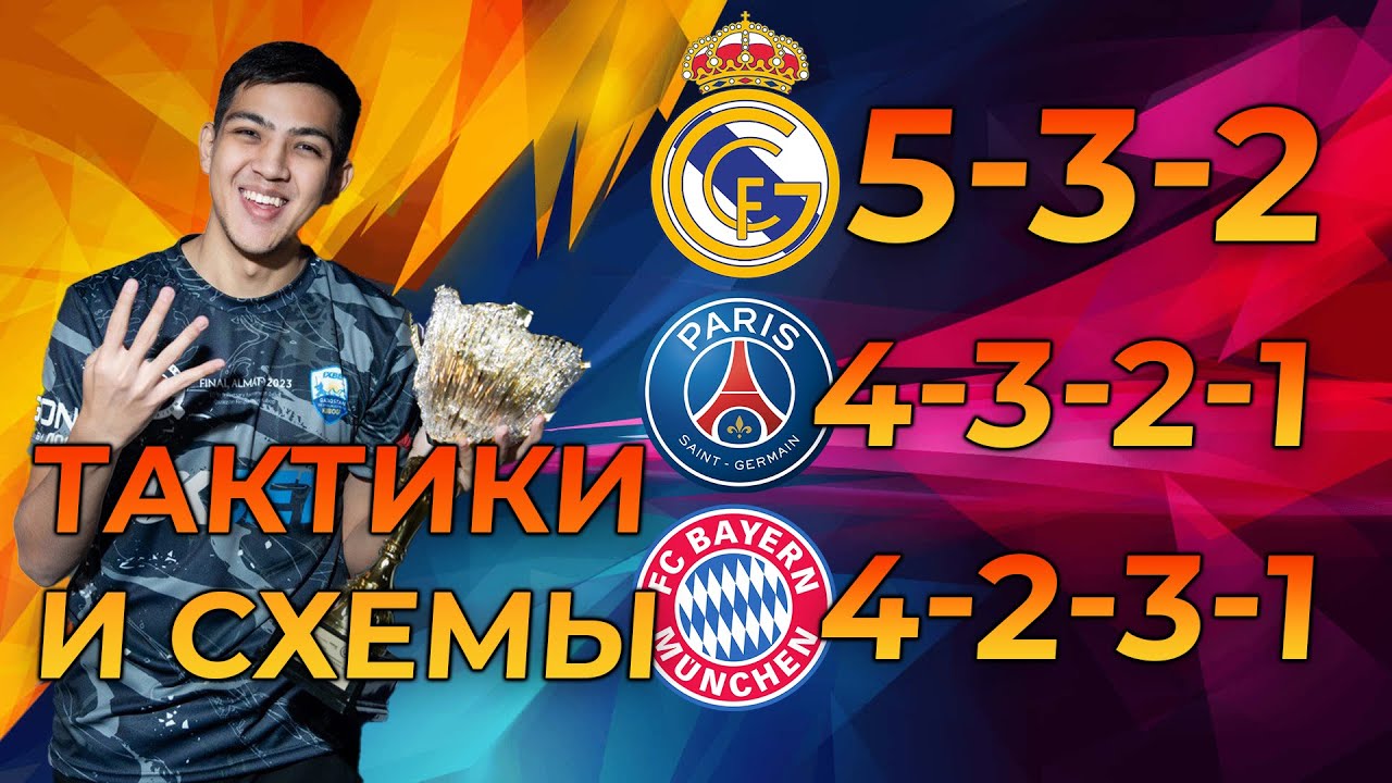 ⚙️ ЛУЧШИЕ СХЕМЫ и ТАКТИКА В EA FC 24 с ЗАДАЧАМИ для РЕАЛ МАДРИДА, ПСЖ И БАВАРИИ 🔥