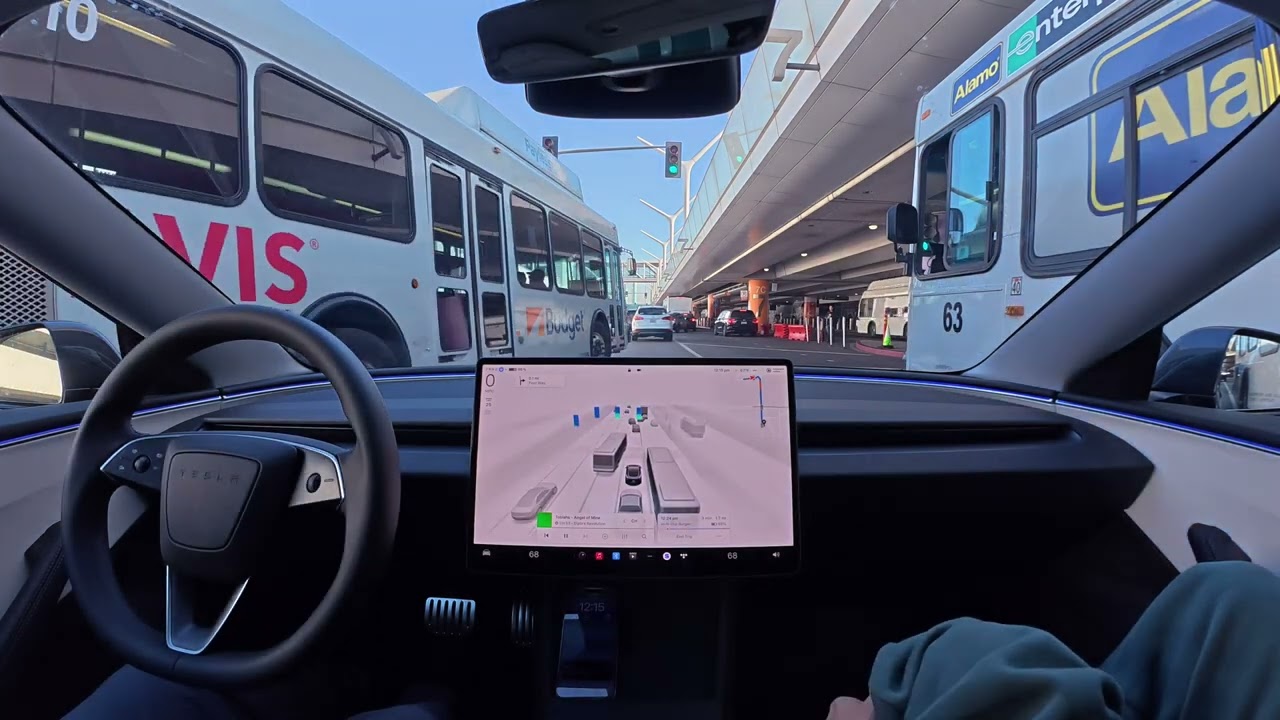 Raw 1x: LAX to In-N-Out with Zero Interventions on Tesla FSD 13.2.2