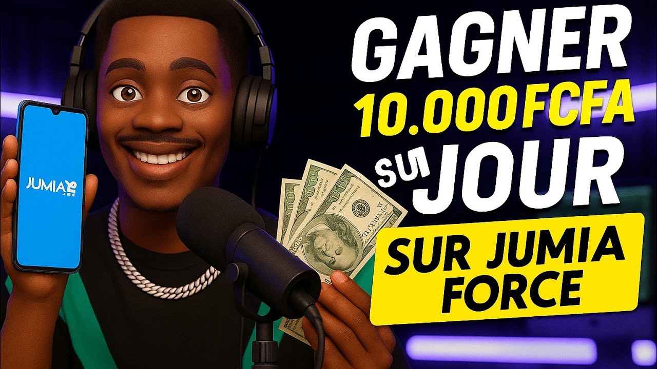 Gagner 10.000f/jour sur Internet  avec affiliation jumia.