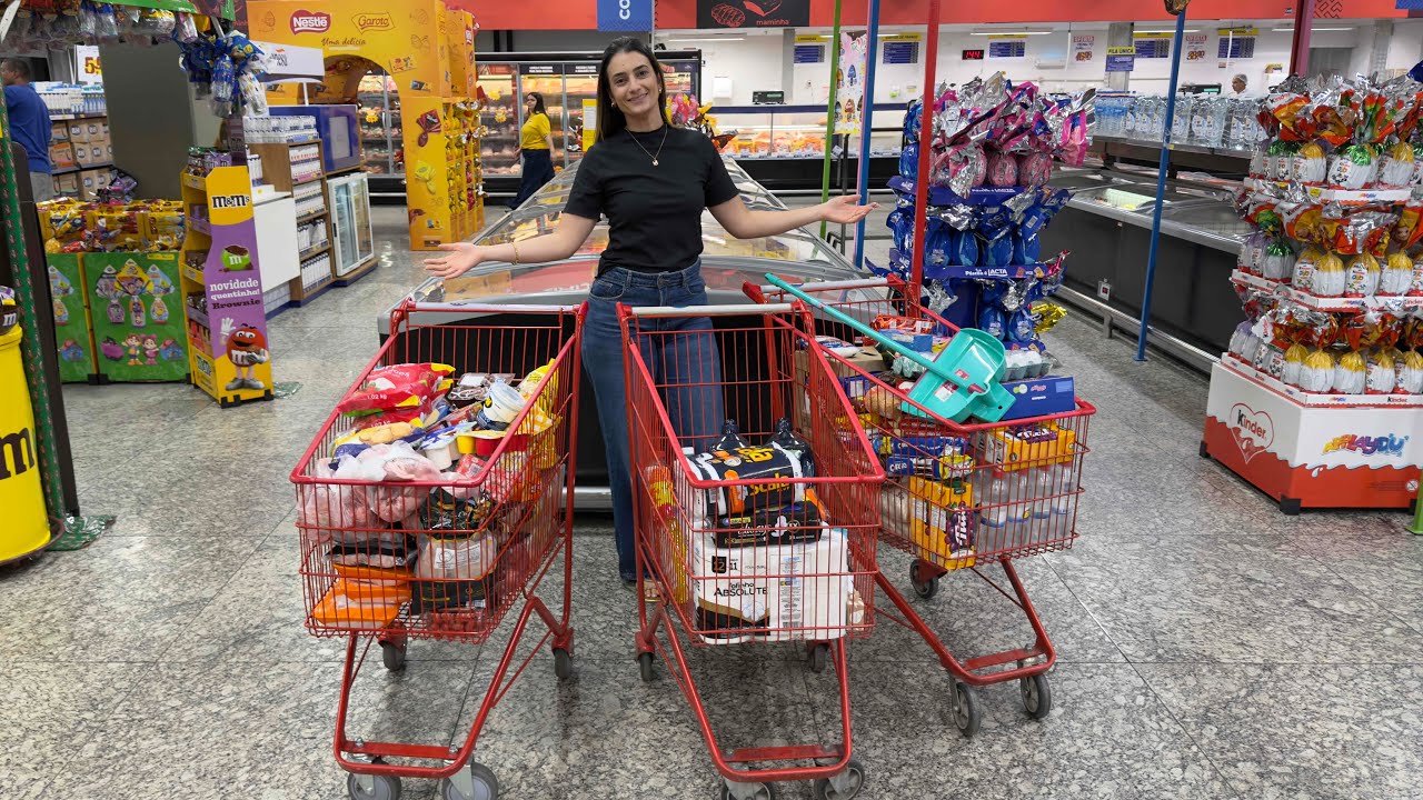 COMPRAS DO M&Ecirc;S | FOMOS NO SUPERMERCADOS BH | OS PRE&Ccedil;OS ESTAVAM BONS? | LA&Iacute;S VELOSO 
