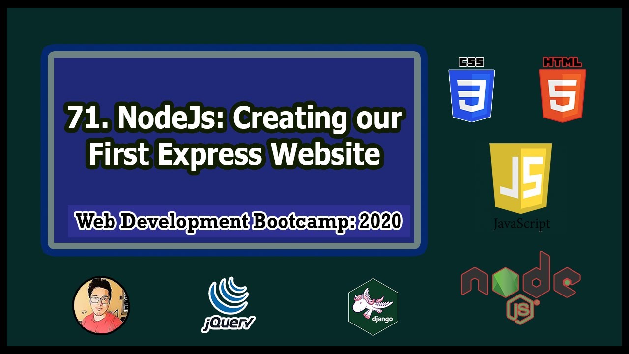 Backend Tutorial: Writing our first Express App | Web Development Tutorials #71