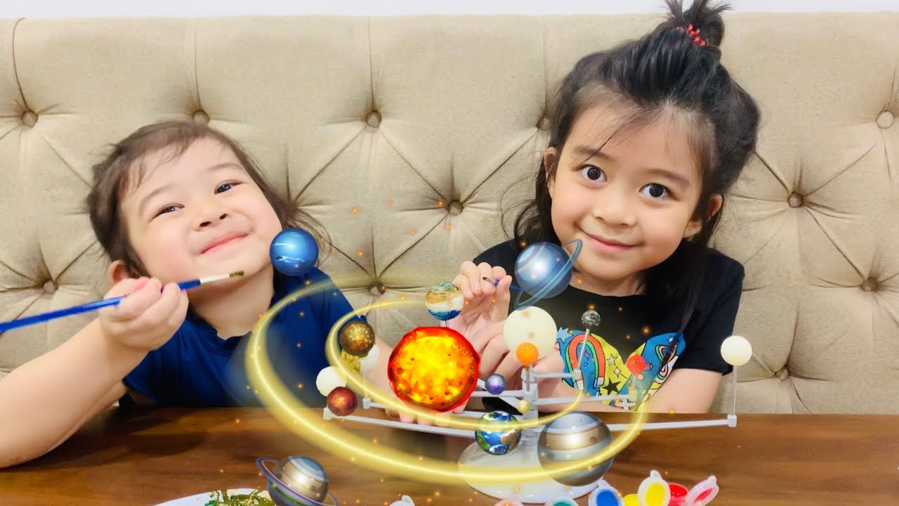 Building A Solar System Model | Fun Way to Learn about the Sun and the Planets | Baby Playful