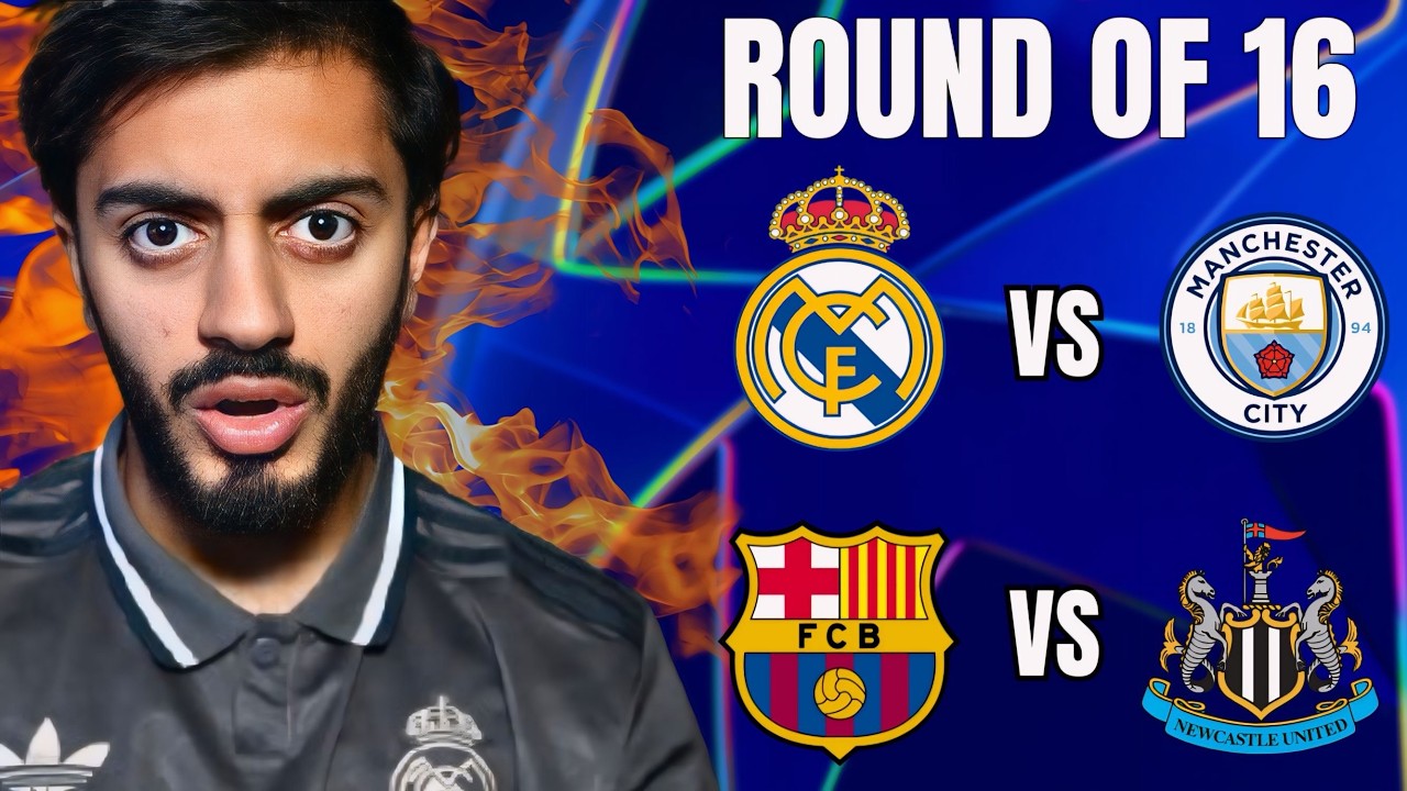 UCL ROUND OF 16 DRAW REACTION
