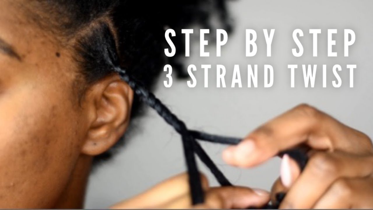 How To 3 Strand Twist | Slowed Down!!