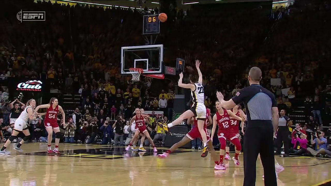 CAITLIN CLARK FOR THE WIN! Buzzer Beating 3 Lifts #6 Iowa Hawkeyes Over #2 Indiana Hoosiers!