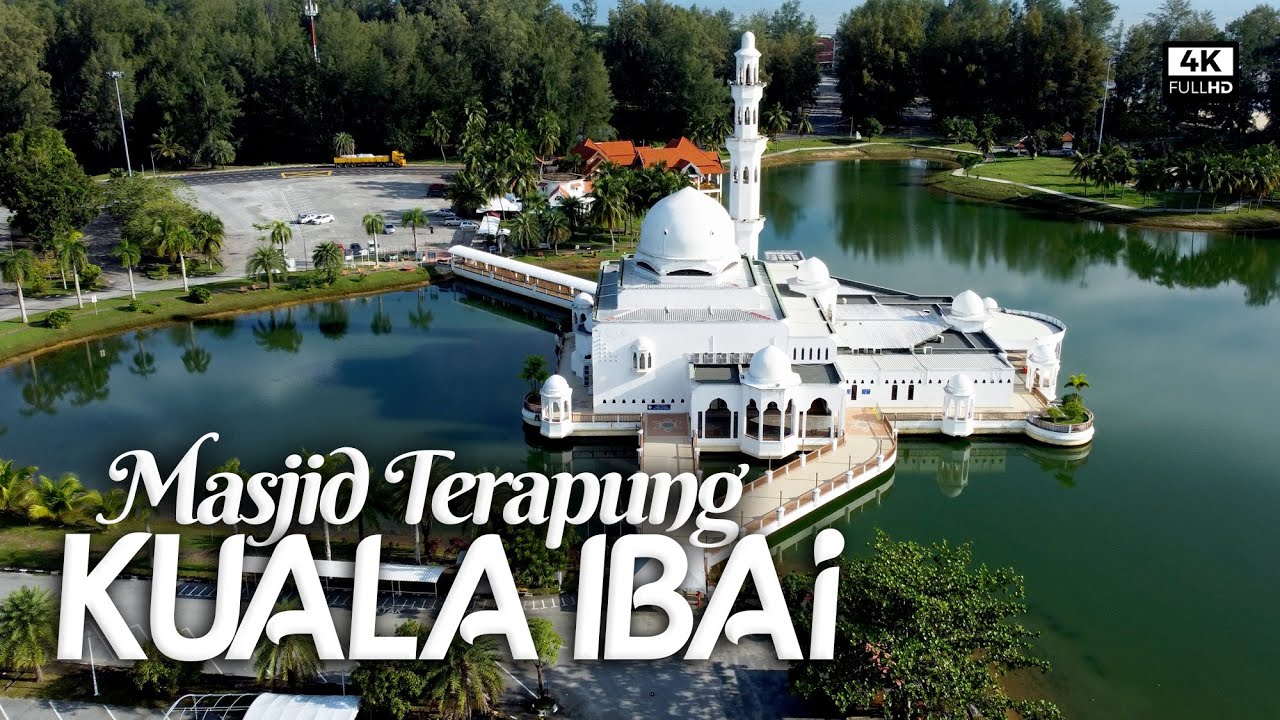 Masjid Terapung Kuala Ibai | Masjid Tengku Tengah Zaharah, Kuala Terengganu (4k Video)