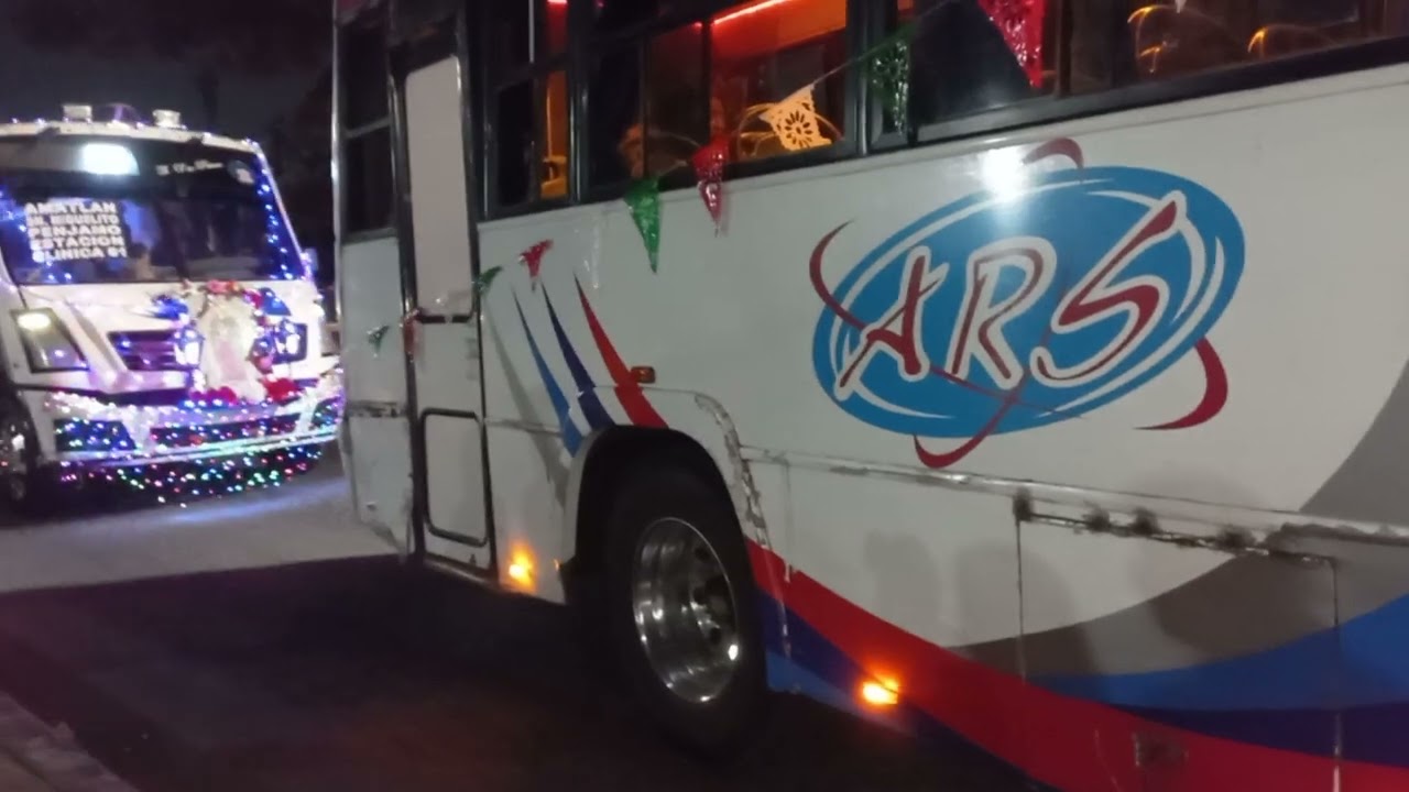 Peregrinación anual autobuses