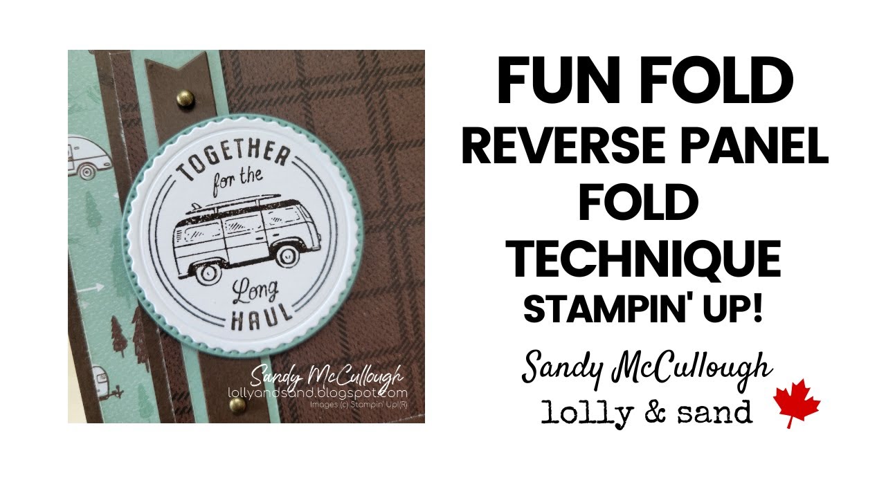Masculine Card | He's the Man| Fun Fold | Reverse Panel Fold | Stampin' Up!