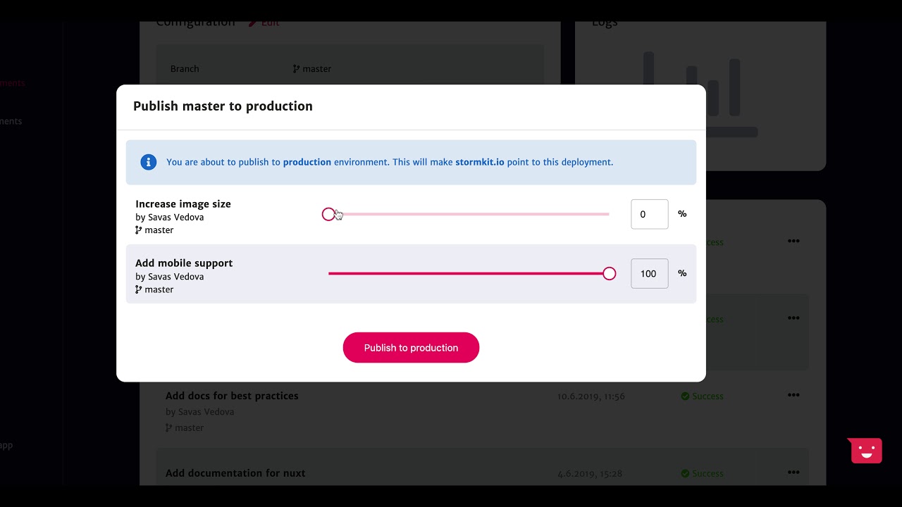 Stormkit - Staged rollouts