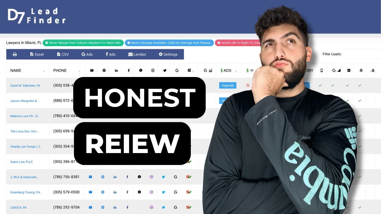 D7 Lead Finder Honest Review