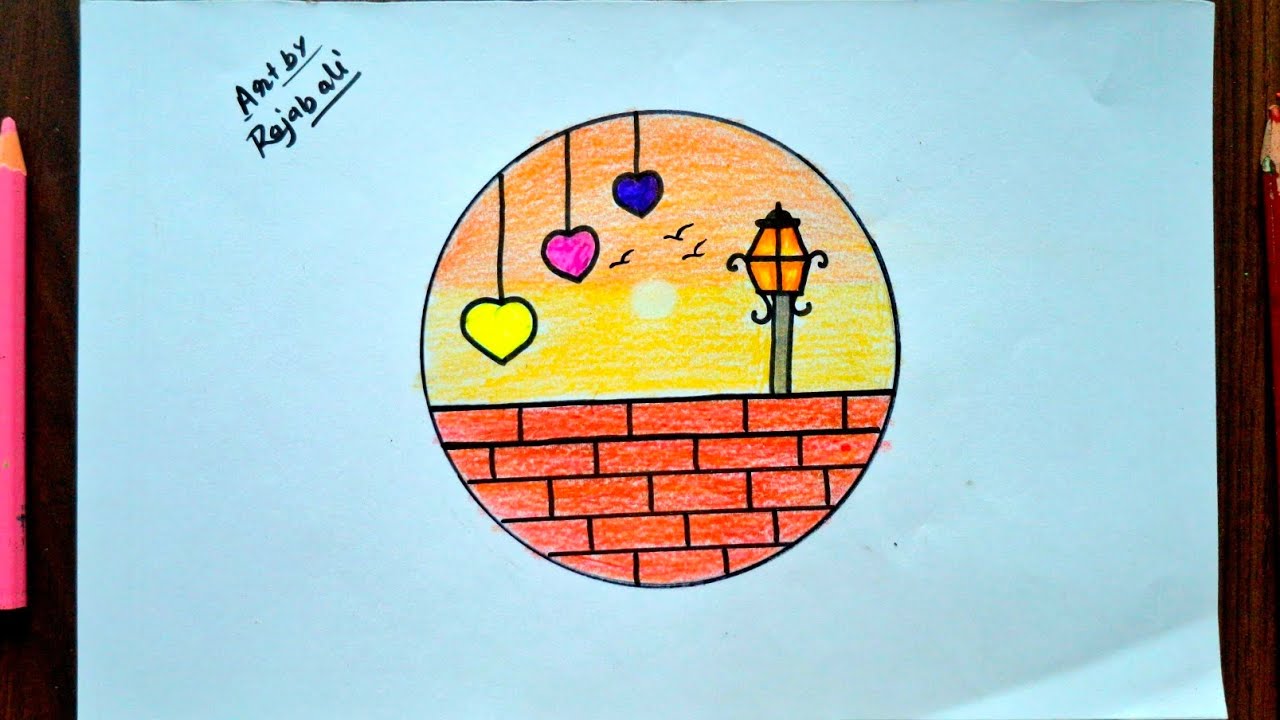 Easy circle drawing for kids||circle drawing 