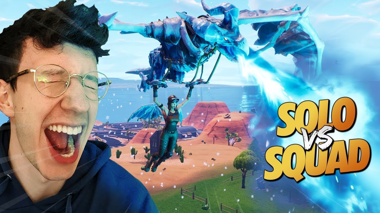 INVENCÍVEL?! O DRAGÃO LENDÁRIO DO SOLO SQUAD - FORTNITE