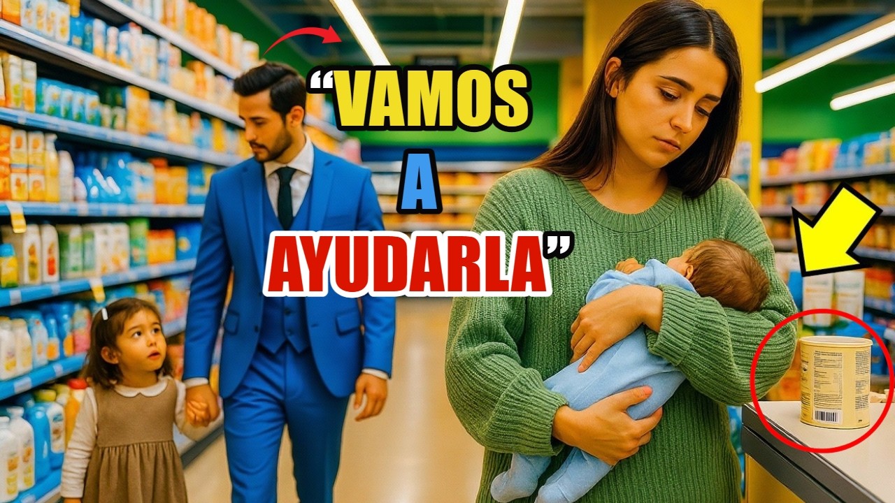 Un Millonario VE a una Madre Pobre DEVOLVER la LECHE en la CAJA… y SU REACCIÓN Te SORPRENDERÁ
