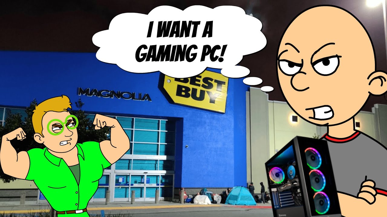 Classic Caillou Robs Best Buy/Grounded
