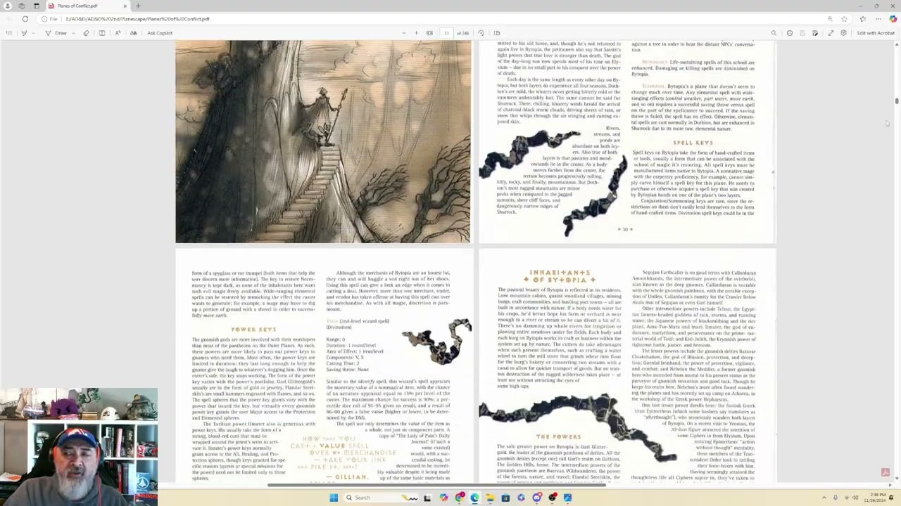 Reading the 2024 DMG - Ch6 part 9 - Touring the Multiverse - The Beastlands