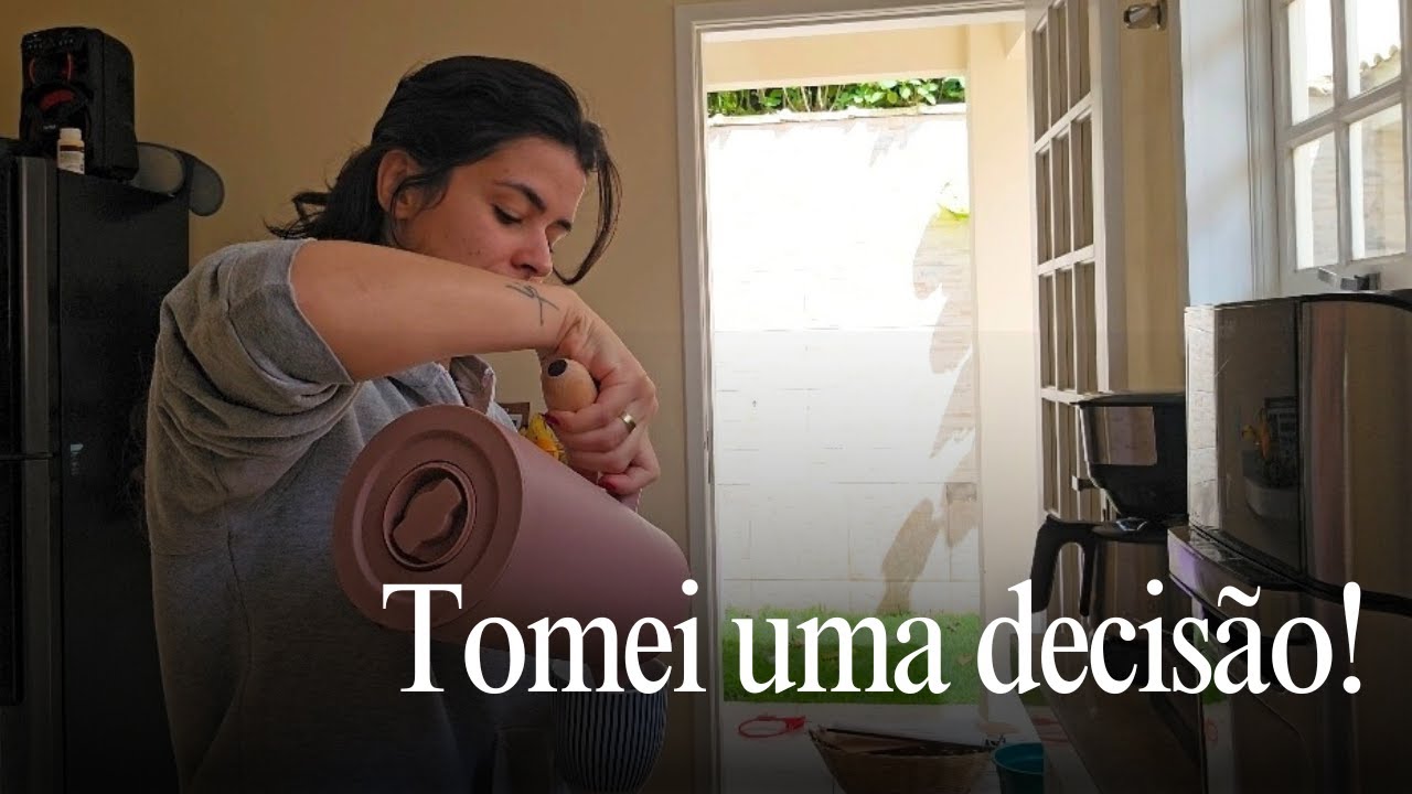 Arrumei o caos da área externa e decidi reduzir as telas em casa