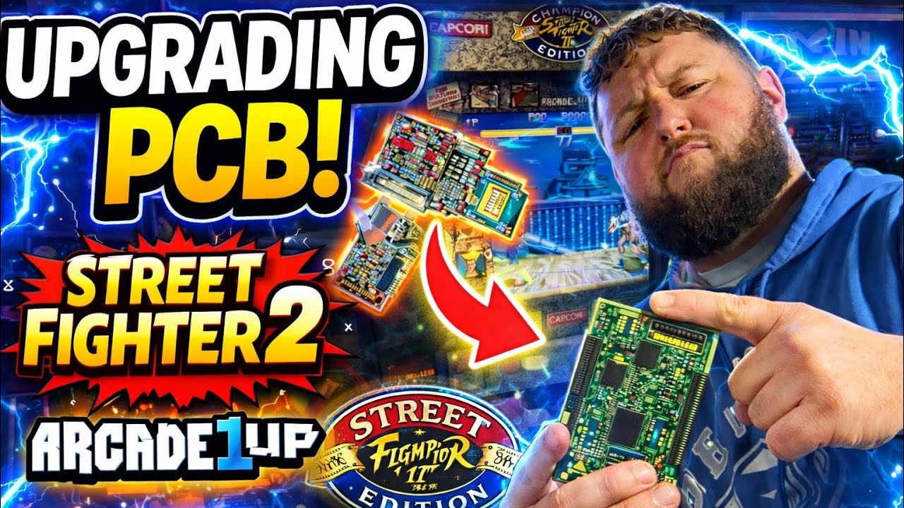 Replacing the PCB on my Street Fighter 2 Championship Edition Arcade1Up Cab! 
