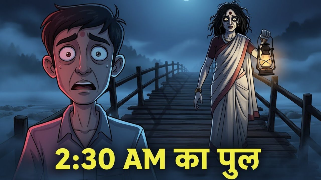 2:30 ka Bhoot रात का भूत HorrorStory #PeecheKoiHai #HindiScaryStory #2DAnimation #DarawaniKahani
