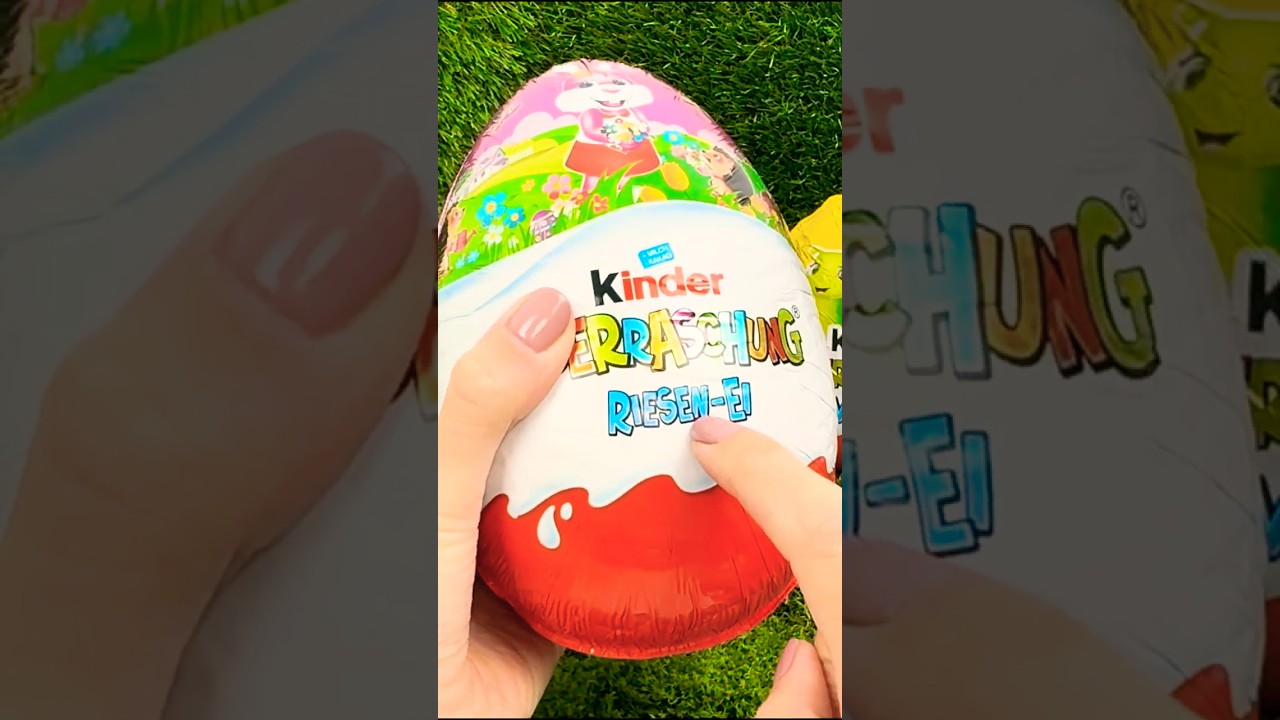 Barbie, You There? 👀✨ Chocolate Egg Kinder Surprise Giant Egg Unboxing with ASMR Sounds