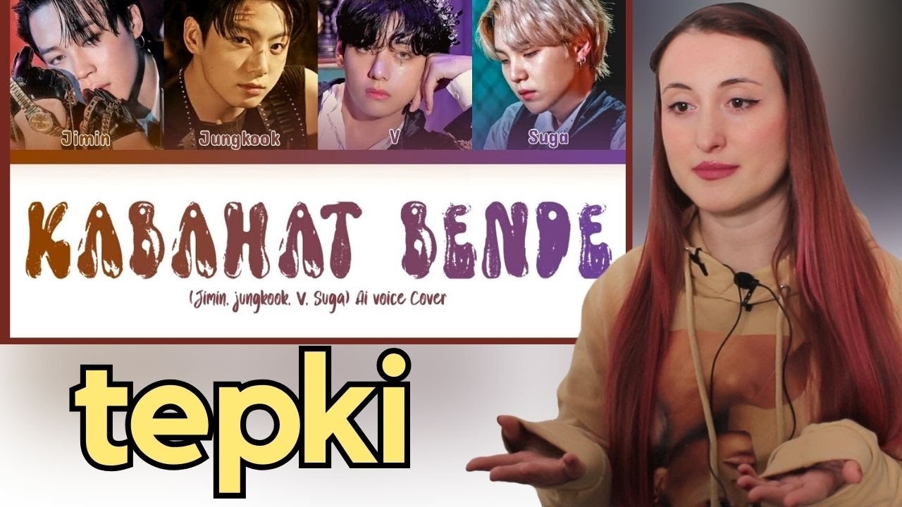 BTS Jimin, Jungkook, V, Suga- Kabahat Bende Ai Cover Tepki | KPOP TEPKİ