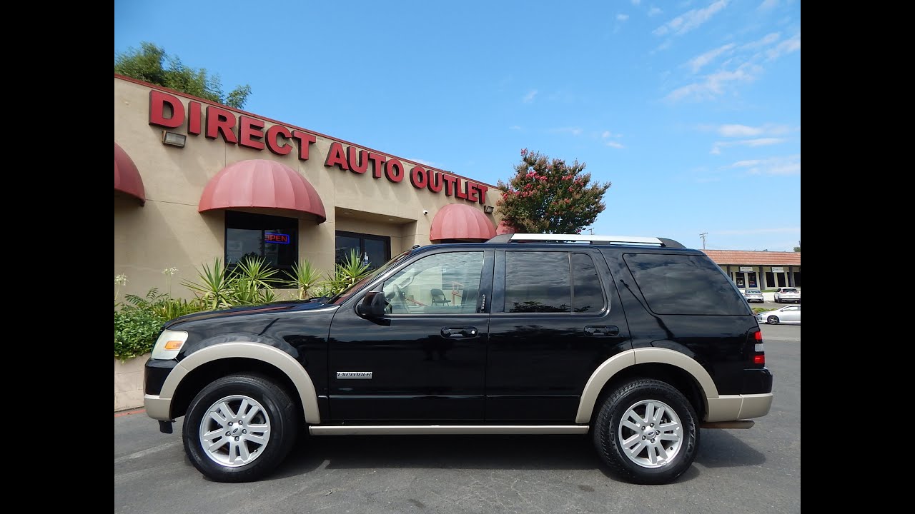 2007 Ford Explorer Eddie Bauer 4x4 in depth walk around video review!