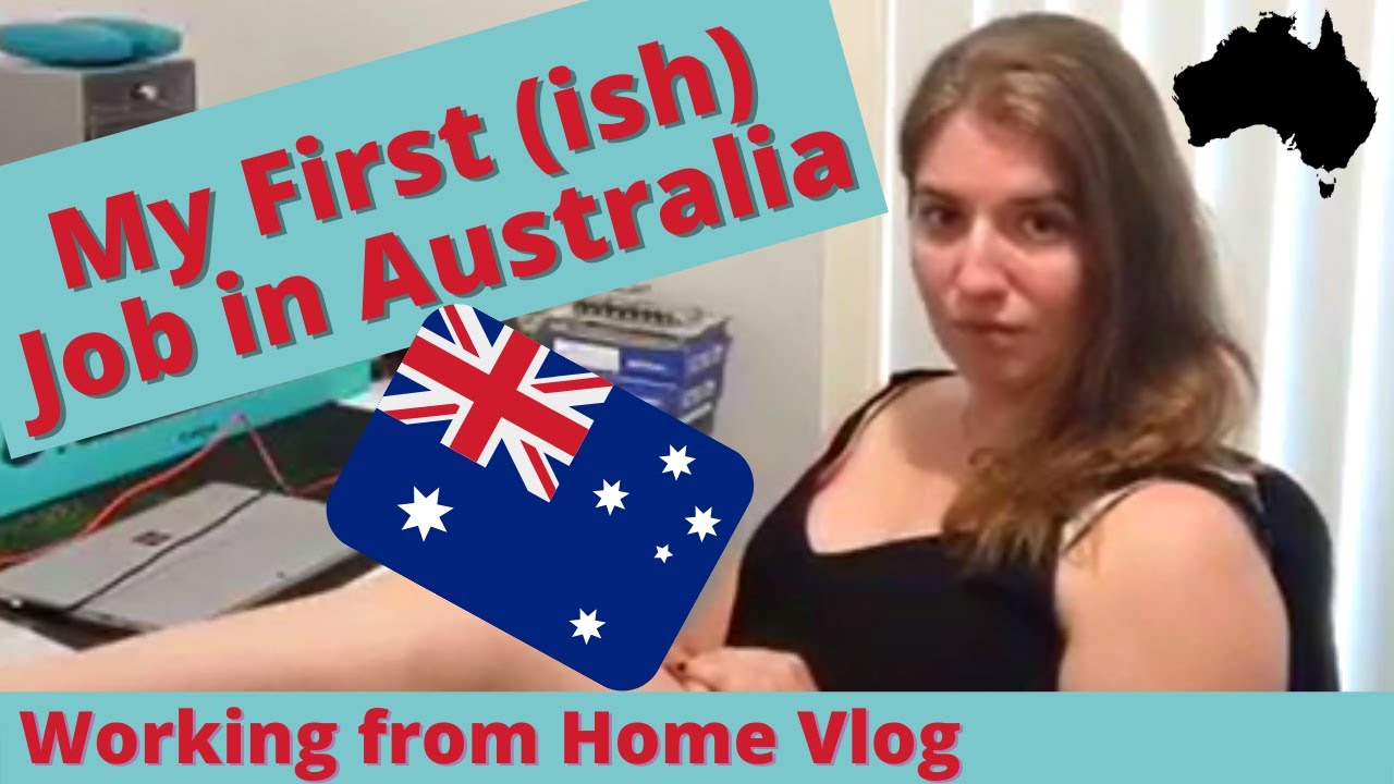 First Day at Work Vlog | My First Job in Australia | Working from Home Vlog | Home Office Setup 2022