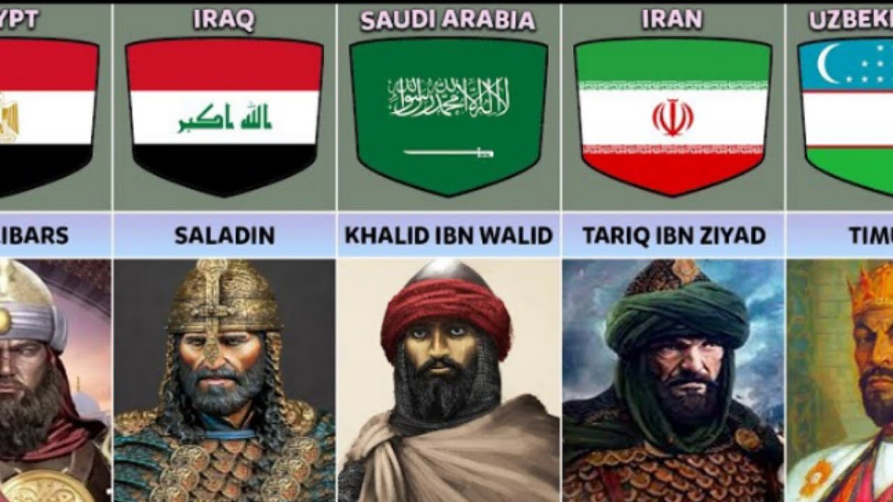 Greatest Muslim Generals In History | Great Muslim Generals
