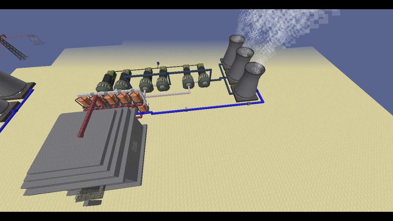 HBMs nuclear tech mod Pressurized water reactor! | HBMs nuclear tech mod SHOWCASE