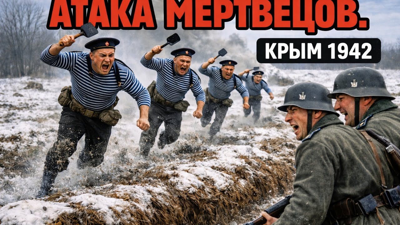 Зачем советские моряки СБРОСИЛИ бушлаты в −15°C ?  Немцы ОНЕМЕЛИ от ужаса