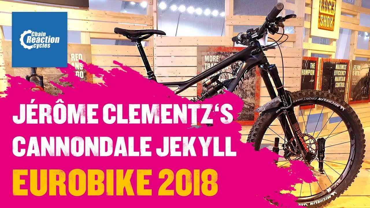 Jérôme Clementz's Cannondale Jekyll | EUROBIKE 2018 | CRC |