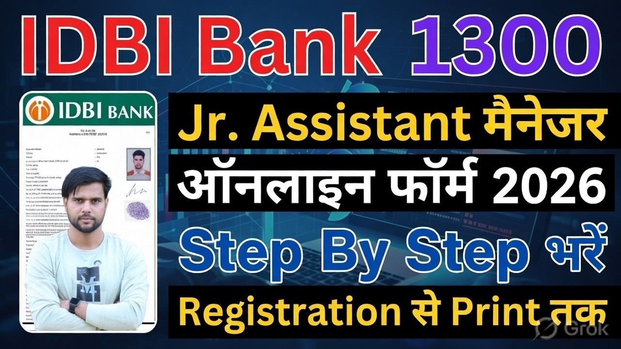 IDBI Bank Form Fill Up 2026 || IDBI Bank Recruitment 2026 Apply Online || IDBI JAM Form Fill Up 2026