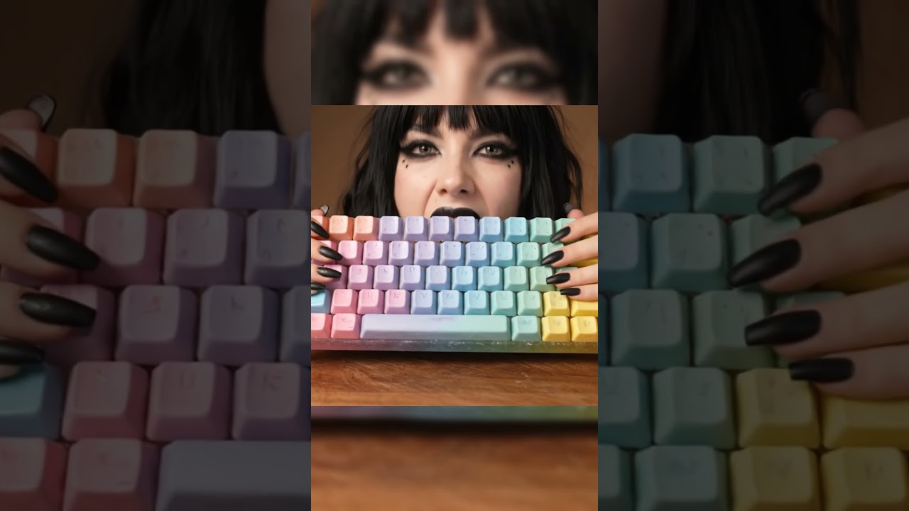 What&rsquo;s Inside This CANDY Keyboard? #ai #asmr #asmrai