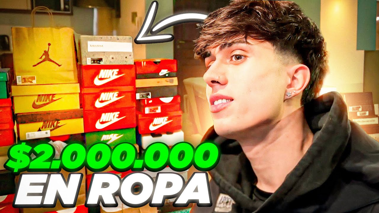 NIKE ME MANDO 2 MILLONES EN ROPA 💸