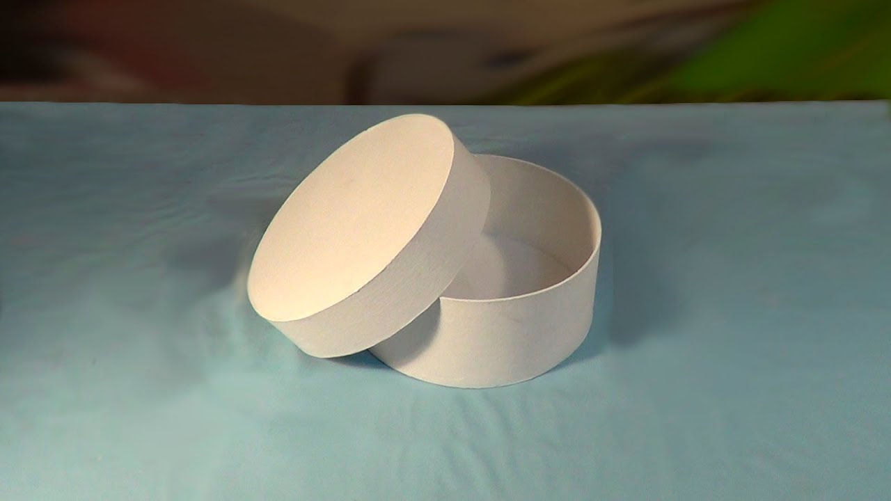 LINDA E FÁCIL!! CAIXA Redonda PARA PRESENTES - PT 1 - DIY Round Box - PT 1 - Caja Redonda Pt1