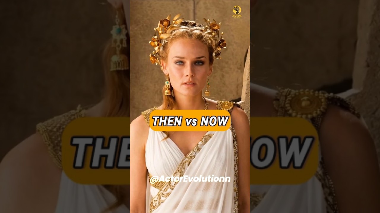 Troy Movie Cast: Then vs Now | 2004 to 2026! #troy #shorts