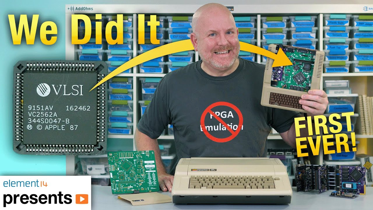 Mega IIe: первый полнофункциональный компьютер, построенный на базе чипа Apple Mega-II