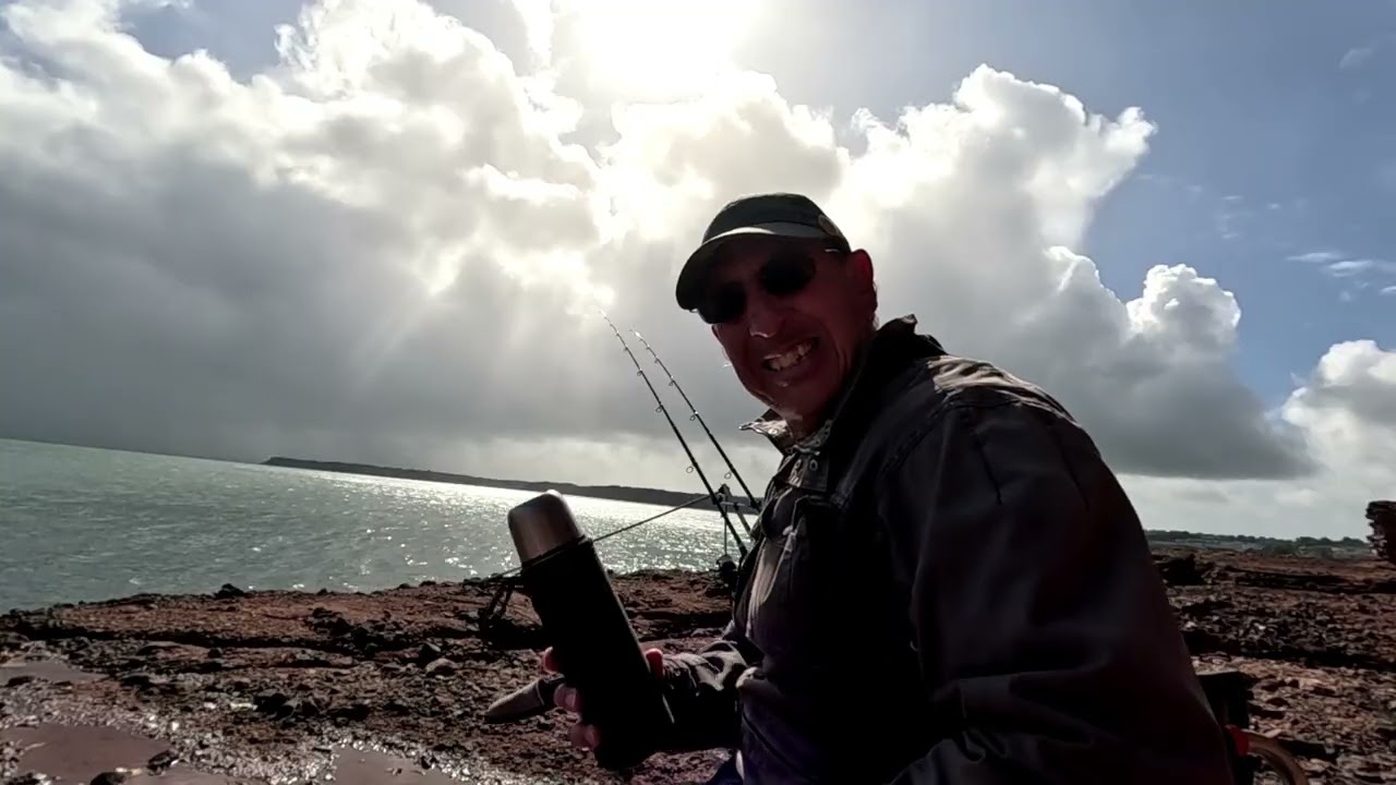 Fishing a Gusty day back at Roundham with the Big Rods.