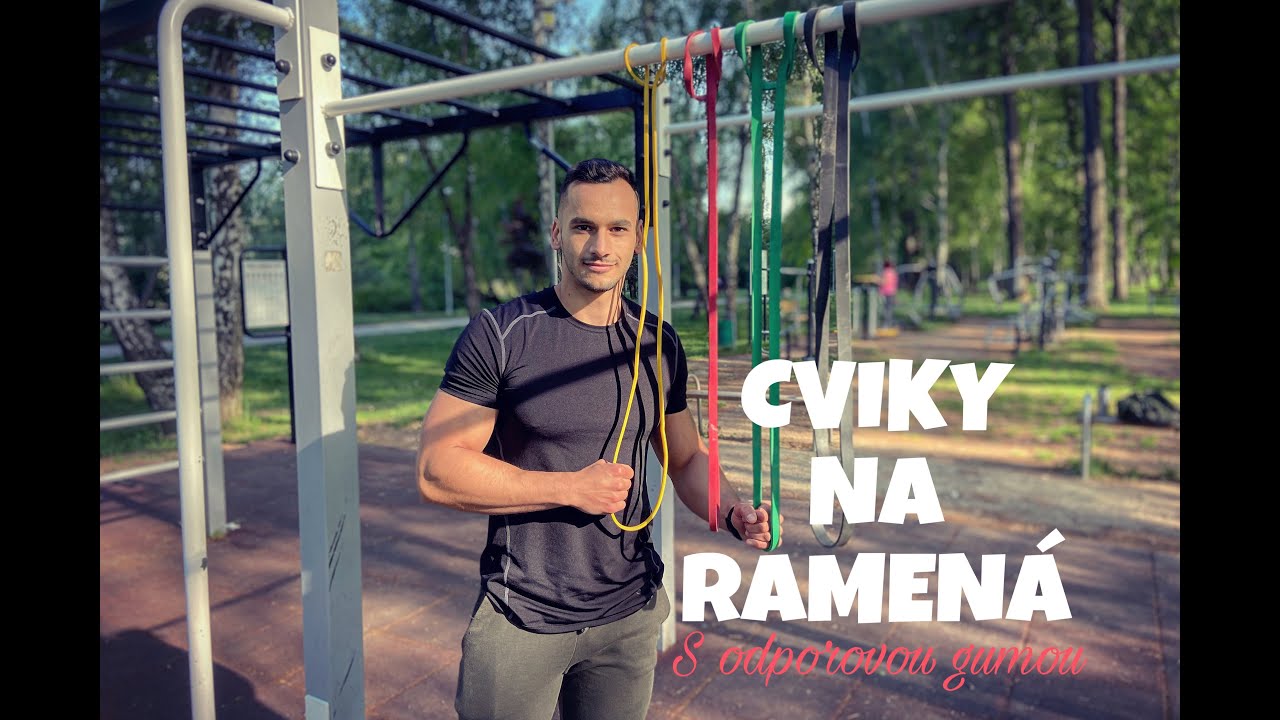 #1 RAMENÁ | ZÁSOBNÍK CVIKOV - Odporová guma | Najlepšie cviky na ramená pomocou bandu