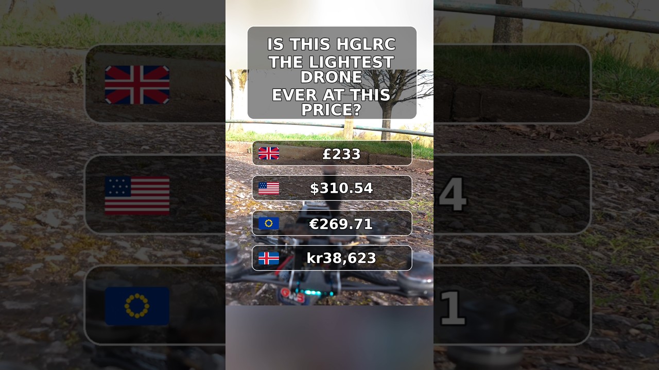 Это самый лёгкий дрон дешевле 233 фунтов стерлингов?! 🤯