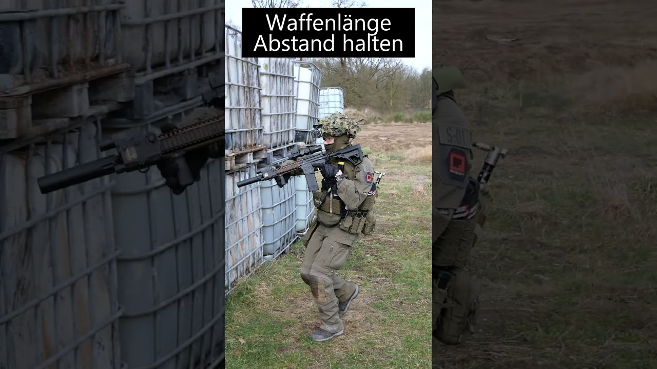 Waffenl&auml;nge Abstand zur Deckung - Airsoft Tipps #shorts