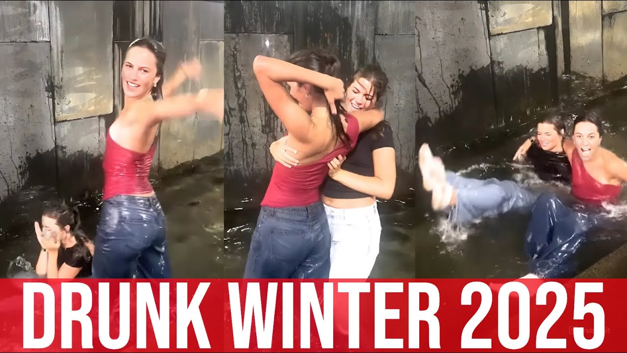 Drunk Winter 2025 || New Funny Compilation! || Drunk People Fails! || Year 2025!