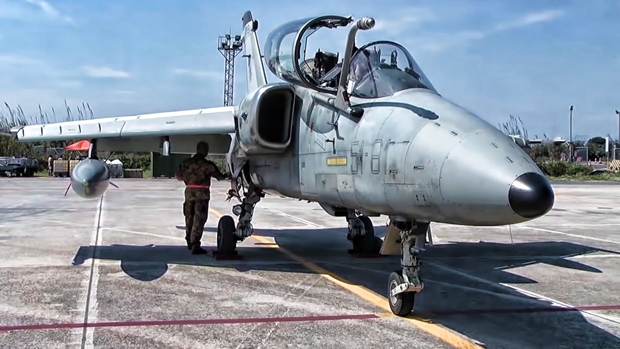 Italian AMX Fighter-Bombers At Air Exercise In Greece