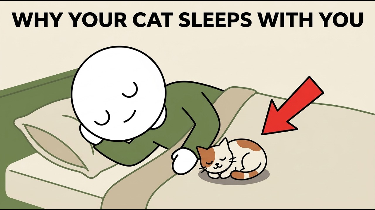 Why Your Cat ALWAYS Sleeps on You... It's Not What You Think