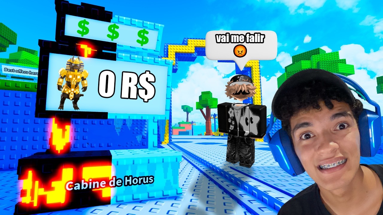 INFINITY GRATIS! TODOS OS VENDEDORES ME ODEIAM NO TSUNAMI BRAINROT!